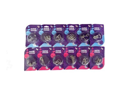 Hlavolam kovový 3 cm