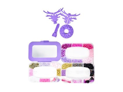 Tvorba náramků set s krabičkou 19x13x10 cm