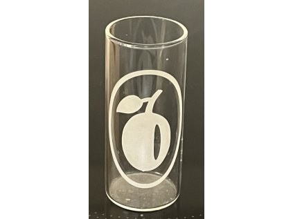 Odlivka s pískovanou švestkou, 34 x 80 mm