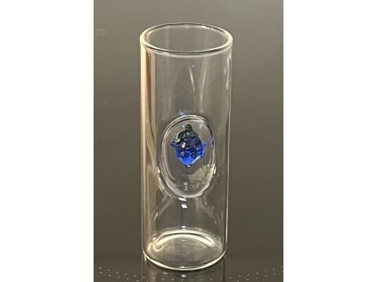 Odlivka s modrým hroznem, 34 x 90 mm