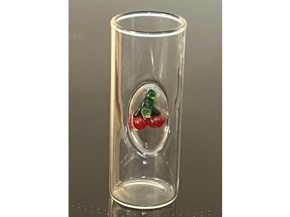 Odlivka s třešněmi, 34 x 90 mm