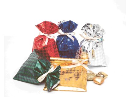 Sáček celofan 20x35 cm čtverce