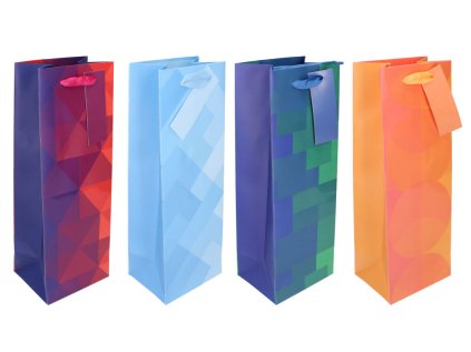 Dárková taška na láhev M 12,5x34,5x10 cm Celorok