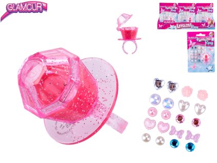 Glamour sada krásy s leskem na rty 5g na kartě