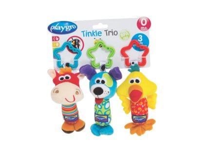 Playgro - Cestovní závěsné hračky 3ks