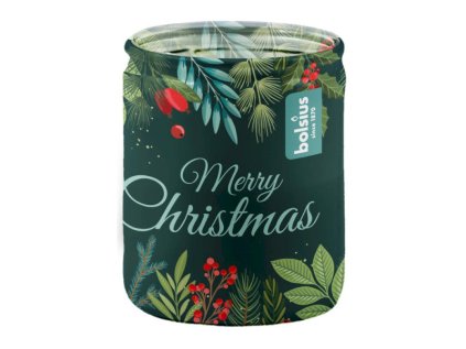 Svíčka Bolsius Veselé Vánoce