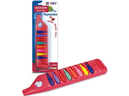 Foukací klávesová harmonika 25 x 6 x 2.5 cm