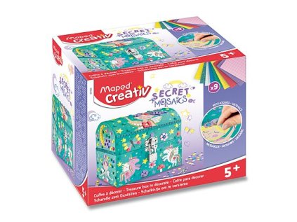 Sada MAPED Creativ Secret Mosaics Jewellery box - pokladnička