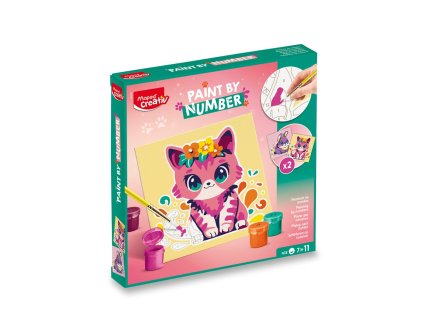 Kreativní sada MAPED Creativ Paint by number - kočka a králík