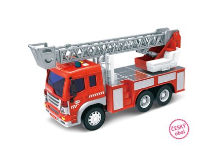 Auto hasičské se žebříkem a efekty 28 cm
