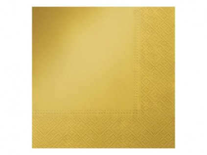 Ubrousek P 33x33 jednobarevné ZLATÉ