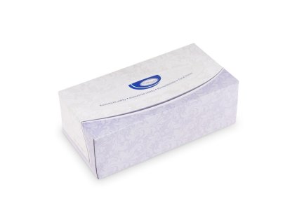 Papírové kapesníky PAP FSC Mix – bílé, 2vrstvé, 150 ks v krabičce