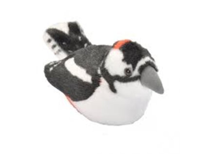 Plyš ptáci Strakapoud velký