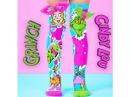 Podkolenky MADMIA - GRINCH & CINDY LOU od 6 let