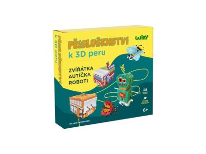 Jezdící auta pro 3D pero WIKY - český obal