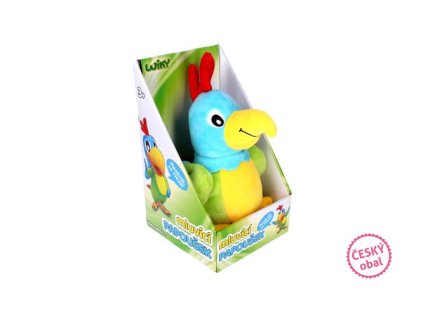 Mluvící papoušek Wiktor 25 cm