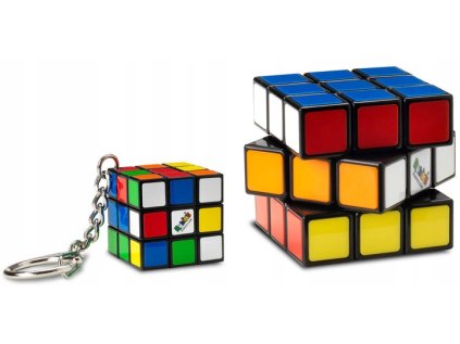 RUBIKOVA KOSTKA SADA KLASIK 3X3 + PŘÍVĚSEK
