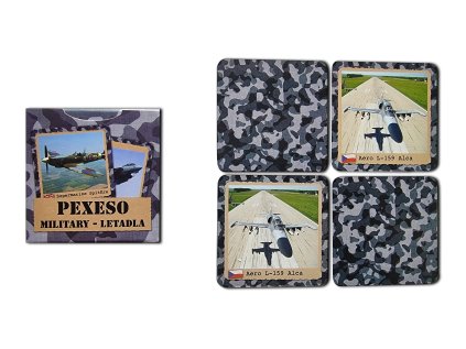 Pexeso retro Military Letadla