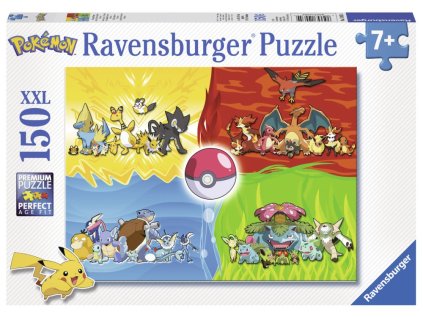 Druhy Pokémonů 150 dílků
