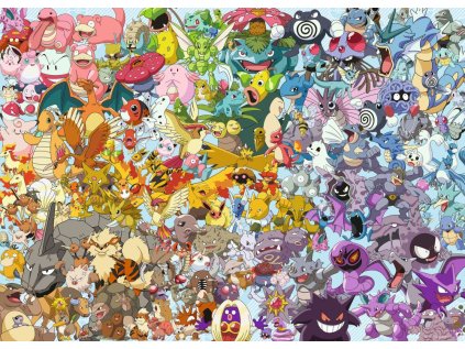 Challenge Puzzle: Pokémon 1000 dílků
