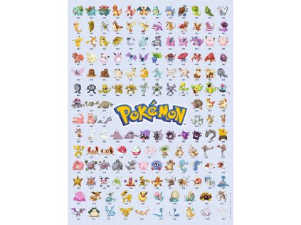 Prvních 151 Pokémonů 500 dílků