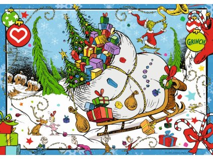 Grinch 1000 dílků