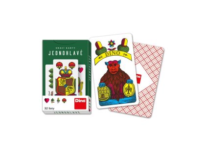 DINO JEDNOHLAVÉ Mariášové karty