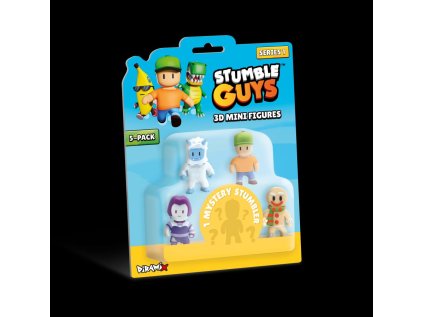 Stumble Guys 3D mini figures series 2 - blister 5 pcs