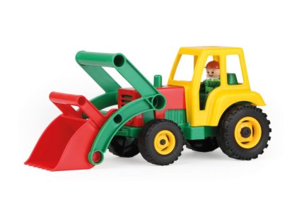 Aktivní traktor se lžící