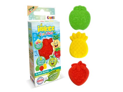 INKEE - bomby do koupele mini balení Fruit 3x15g