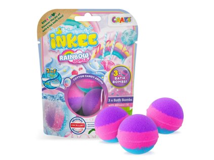 INKEE- Rainbow world 3x šumivá bomba