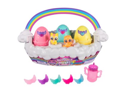 HATCHIMALS MULTI BALENÍ MRÁČEK S NEÓNOVOU DUHOU