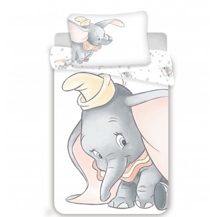 Povlečení Dumbo Grey baby do postýlky