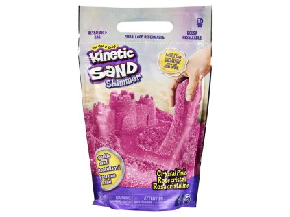 KINETIC SAND BALENÍ TŘPYTIVÉHO RŮŽOVÉHO PÍSKU 0,9 KG
