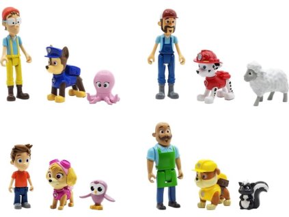 TLAPKOVÁ PATROLA BALENÍ TŘÍ FIGUREK ASST