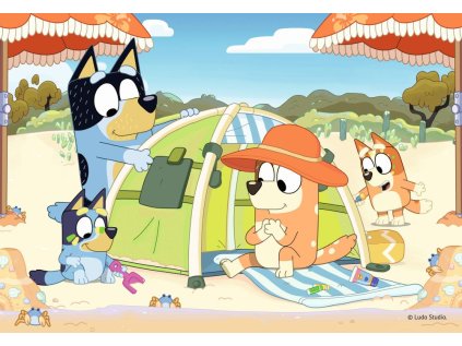 Bluey na pláži 35 dílků