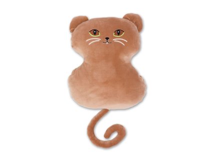 KOČKA VELKÉ OČI hnědá 35 cm