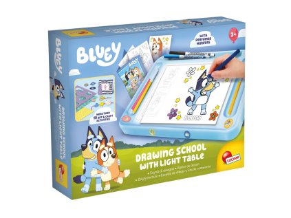 BLUEY škola kreslení s podsvícenou tabulí