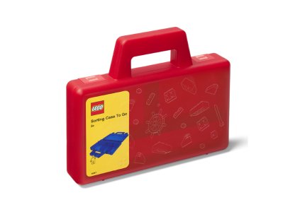 LEGO úložný box TO-GO - červená