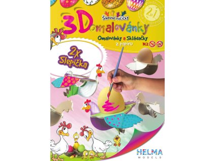 3D omalovánky SD24 Slepička 2ks