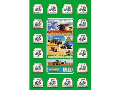 MP pexeso A4 Zemědělské stroje