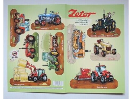 MP vystřihovánky Zetor
