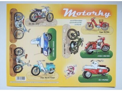 MP vystřihovánky Motorky