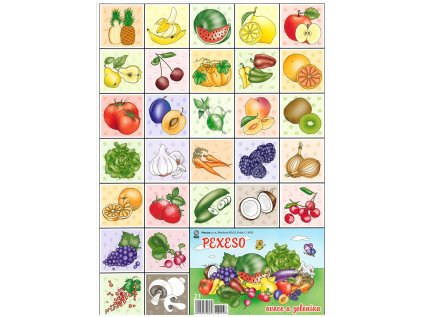 Pexeso Ovoce a zelenina