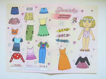 MP vystřihovánky Janinka