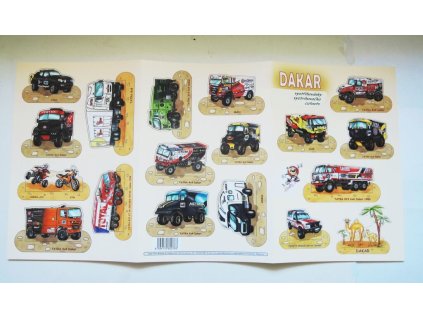 MP vystřihovánky Dakar