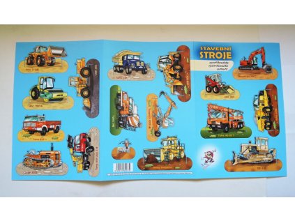 MP vystřihovánky Stavební stroje
