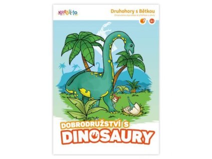 W-omalovánky dobrodružství s dinosaury