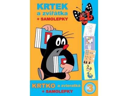 6863800 krtek a zviratka samolepky