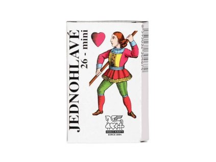 MEZUZA Karty MARIÁŠ 1651 jednohlavý mini